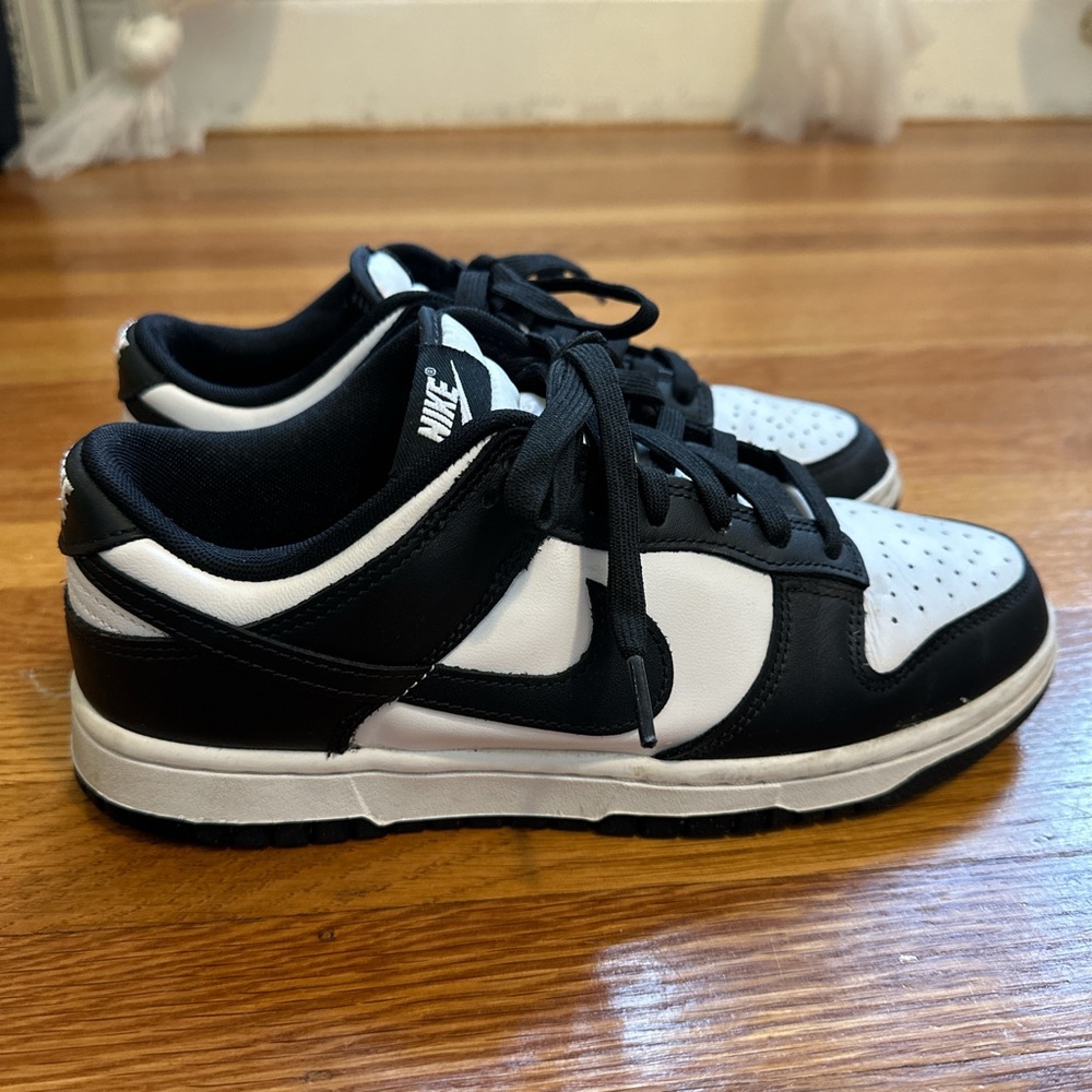 Nike low dunk black and white panda, US women’s size 7